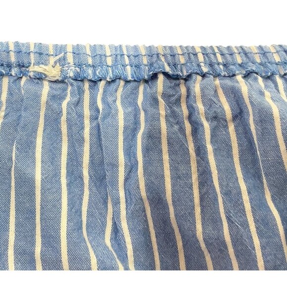 Urban Outfitters Blue White Striped Ruffled Babydoll Dress | Boho Girlhoodcore S - Picture 8 of 11